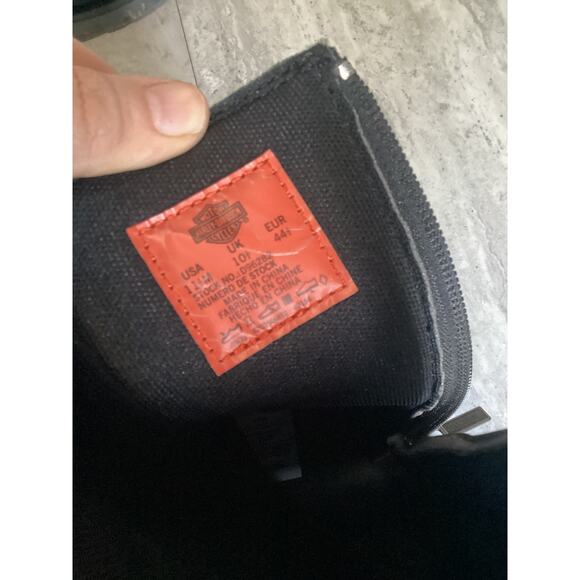 Harley Davidson Widman  Black Motorcycle Harness Boots Men’s Sz 11.5 - Picture 5 of 5